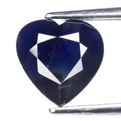 1.85ct Heart Natural Green Blue Sapphire - Heated Australia Gemstone