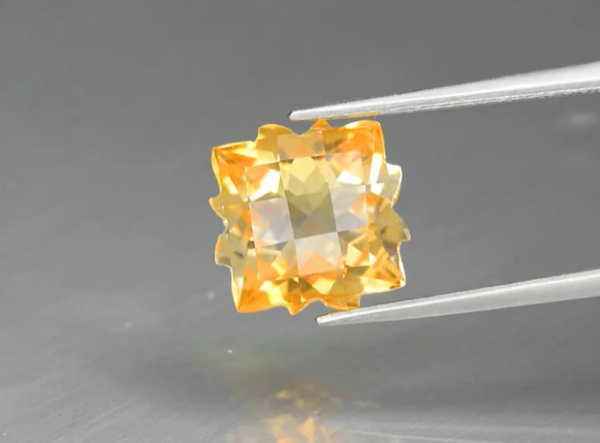 3.52ct 10x9.7mm VS Fancy Natural Yellow Citrine, Brazil