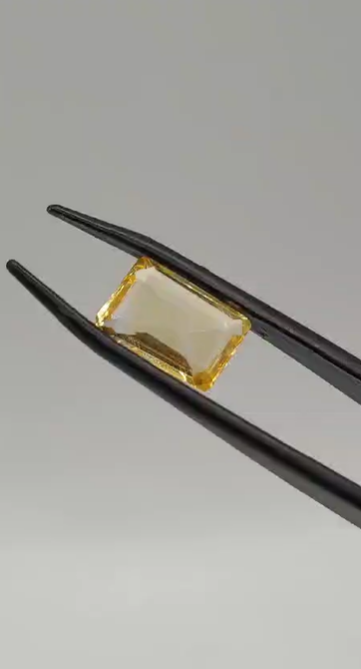 3.60ct 11.8x8.3mm Octagon Natural Citrine