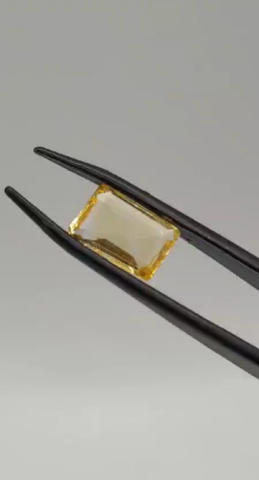 3.60ct 11.8x8.3mm Octagon Natural Citrine