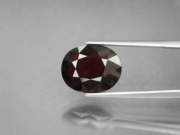 10.11ct Oval Natural Deep Reddish Orange Spessartite Garnet, Namibia