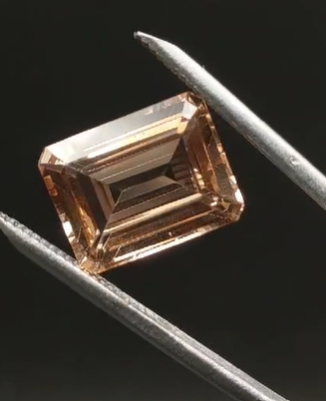 9.92ct 14.3x11mm Octagon Champagne Topaz Brazil