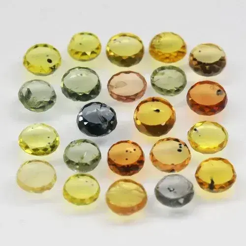 3.16ct 22pcs Lot Round Multi-Color Sapphire - Songea Tanzania Gemstone