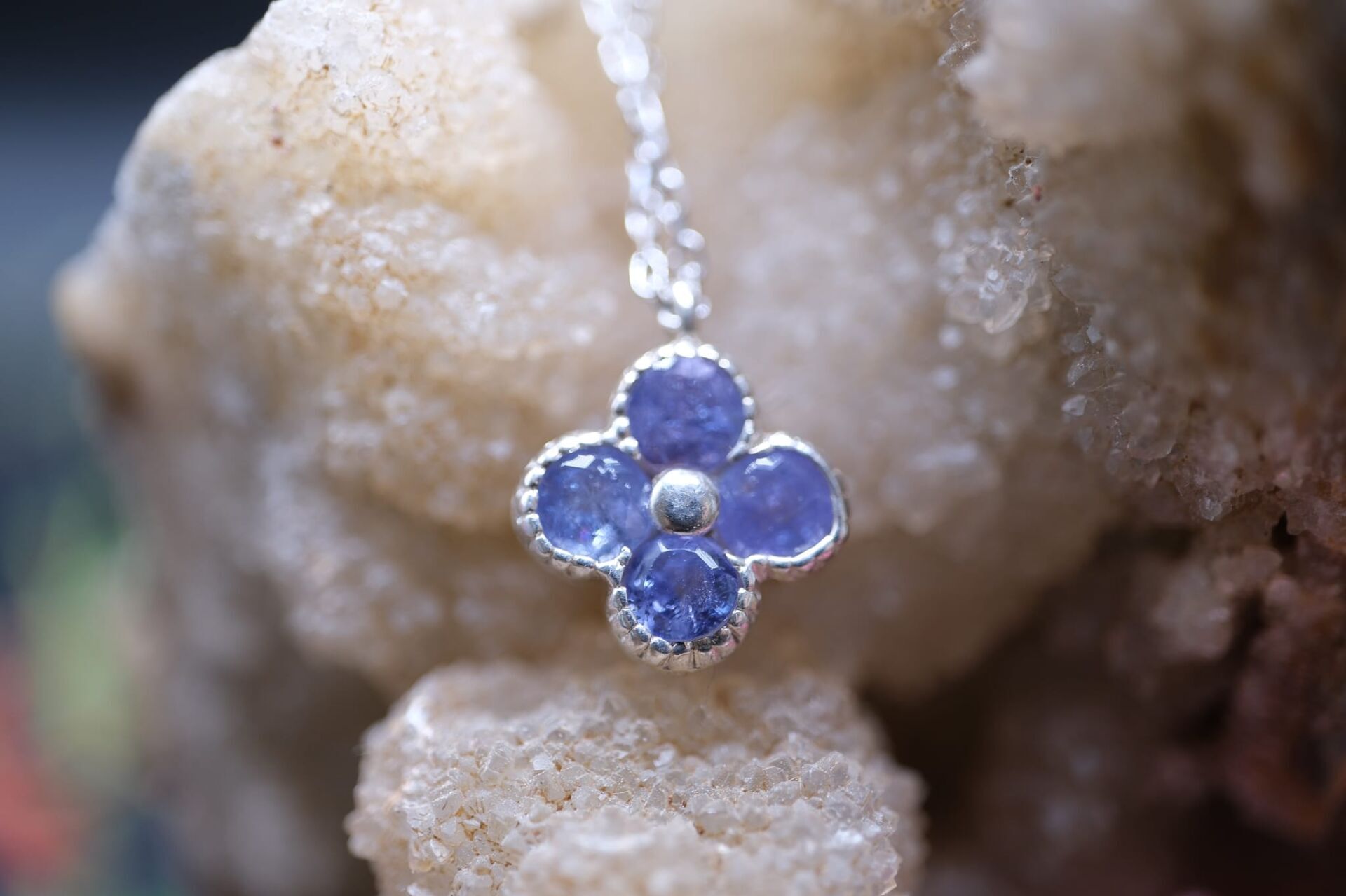 2.16gr. 925 Ayar Gümüş, 1.00ct Natural Tanzanit Kolye